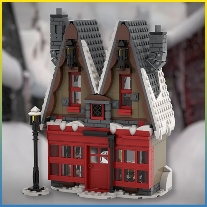 

MOC новый 581 шт. волшебный фильм Гарринг Hogsmeade Village шутка магазин модель DIY творческие идеи детские игрушки подарок на день рождения строительные блоки