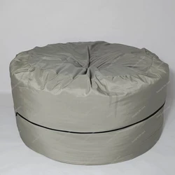 Dropshipping 6-7FT Soft Light Grey Fabric Soy Bean Bag Lining For EPP Foam Filling