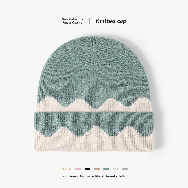 gorro-feminino-de-inverno-em-jacquard-com-blocos-de-cores-versatil-quente-de-la-espessa-sem-aba-transfronteirico-com-protecao-para-as-orelhas