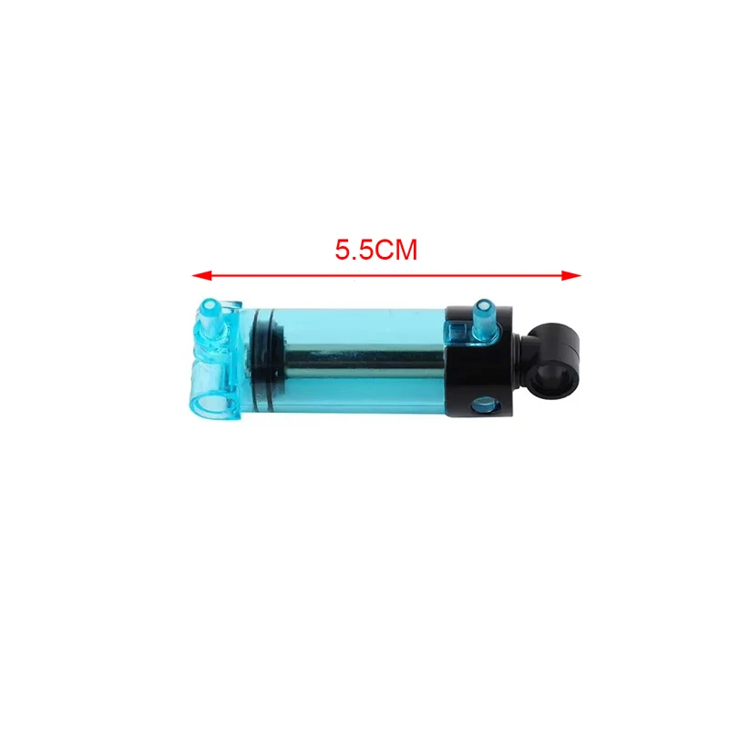 Bloques de construcción MOC de pistón atmosférico transparente de 7L, potencia técnica, montaje DIY de ladrillos para modelo de coche neumático 47225, piezas de juguetes