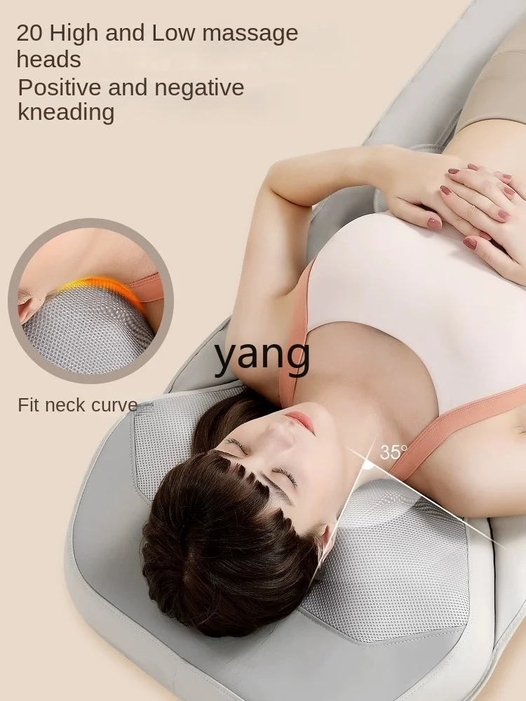 CX Massage Mattress Cushion Back Waist Cervical Spine Massage Automatic Kneading Body Multifunctional