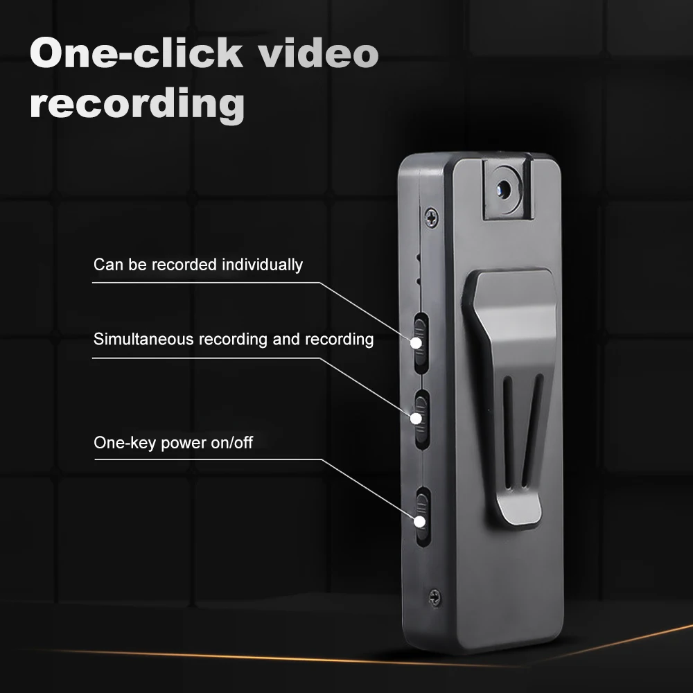 1080P Full HD Mini Camera Infrared Night Vision with LED Screen Small Bodycam Smart Security Sports DV Camcorder Car DV