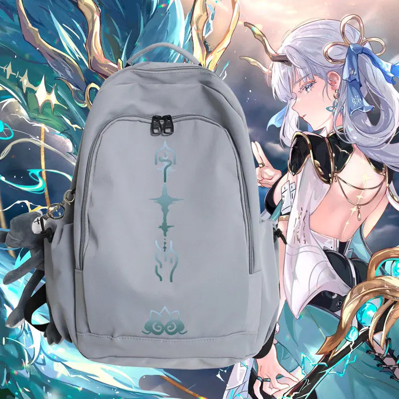 

Mingchao Game Peripheral Collaboration Today's Resonance Men And Women Double Shoulder Backpack Large Capacity Travel Bag Jljl A