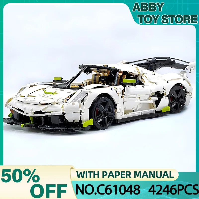 Cada C61048 Moc Technische Hybride Super Sport Auto Hypercar Bouwblokken Educatief Puzzel Speelgoed Kerstcadeaus Voor Kinderen