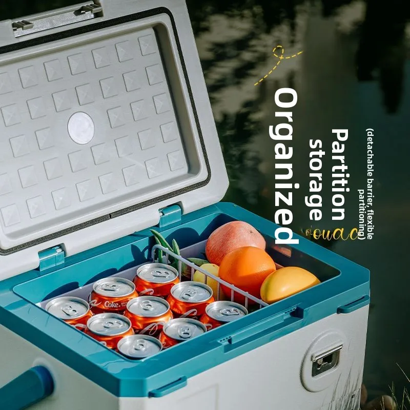 차량용 냉장고 기숙사 사무실 소형 냉장 12V24V220V 차량 및 가정 겸용 냉장