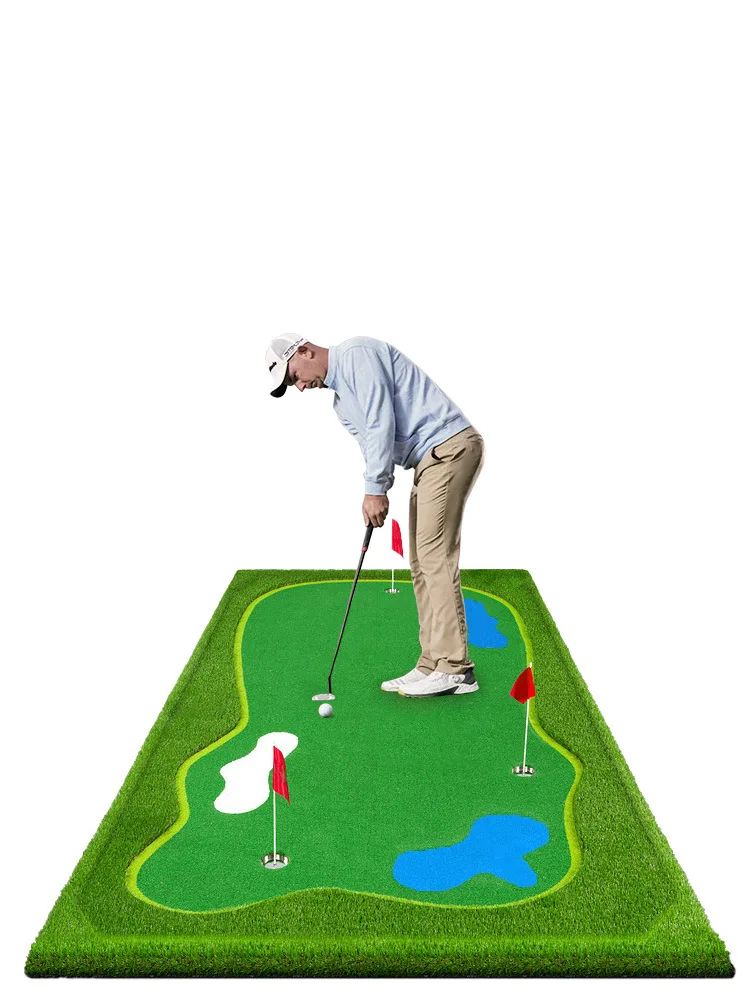 Indoor Golf Putting Machine With Mat Cross-Border Sales Convenient Indoor Training Equipment