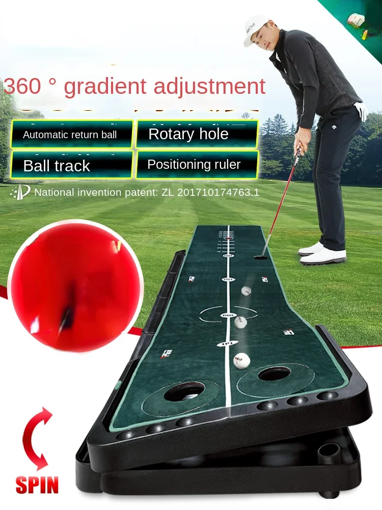 Adjustable slope 50*300cm indoor golf putting Xi office