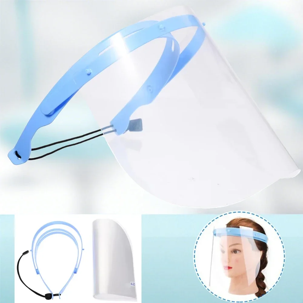 

Dental Protective Face Dental Face Shield with Detachable Face Shield Anti-Fog Dustproof Replacement Covers Dentist Tools
