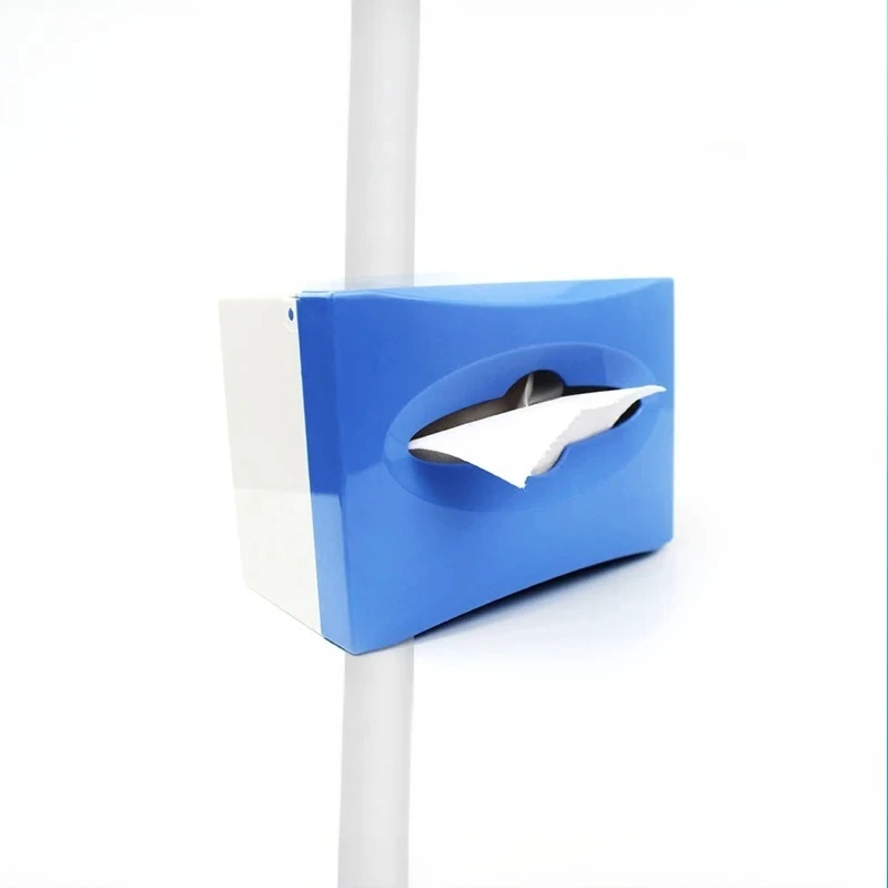 Dental Tissue Box for Dental Chair Dental Post Mount Utility Paper Box 45/50mm Optional Size Practical Mount Paper Holder