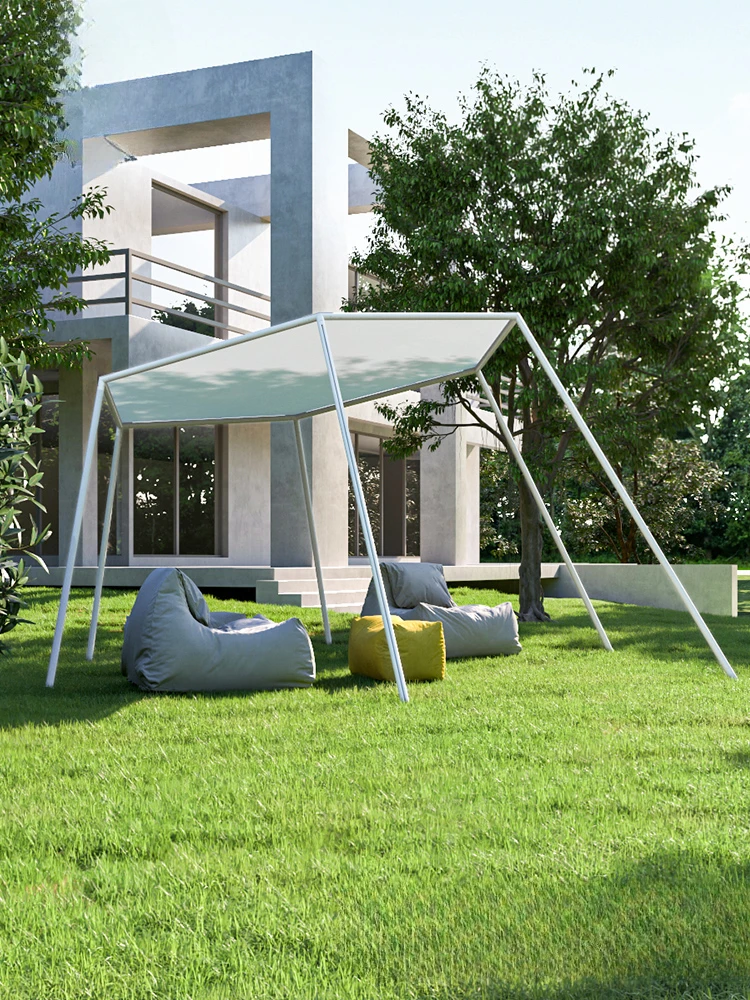 

Outdoor aluminum alloy pavilion modern leisure awning yard garden homestay