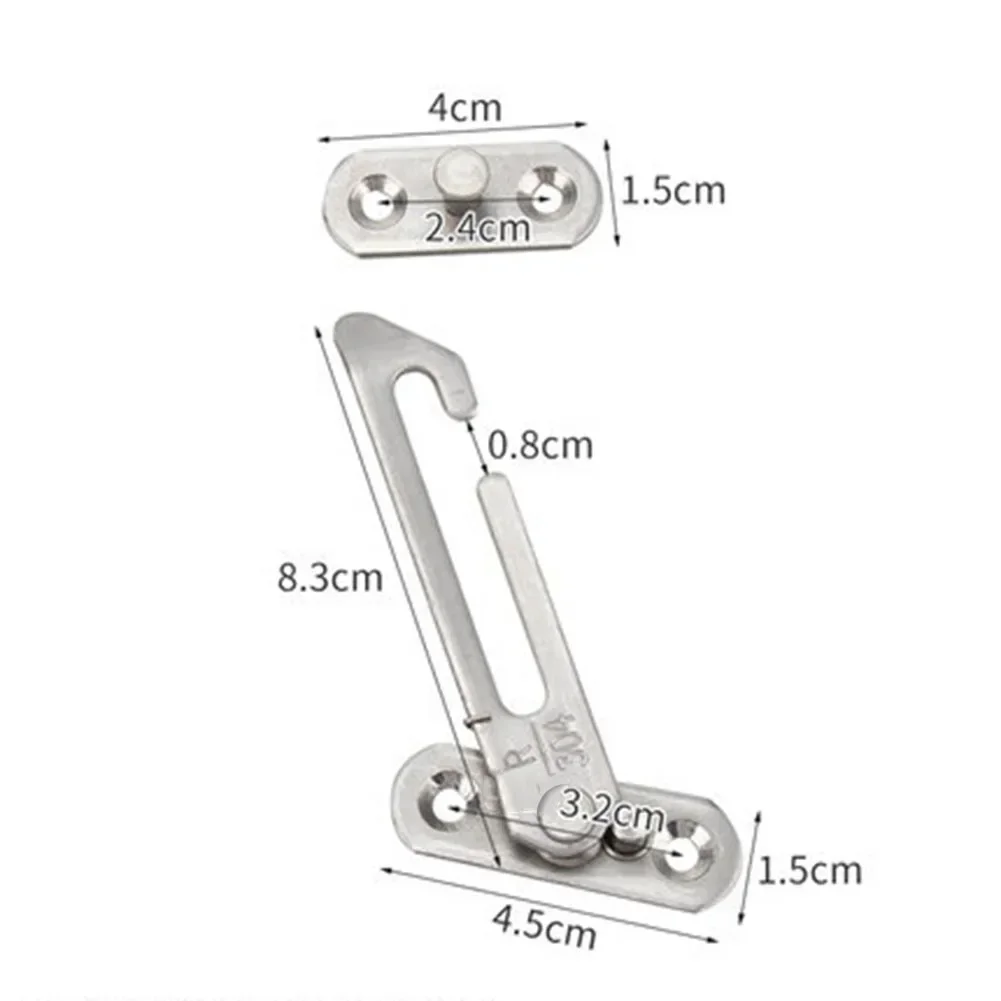 Door Hinges Automatic Limiter 65-degree Opening Automatic Limiter Casement Stainless Steel Home Garden Durable