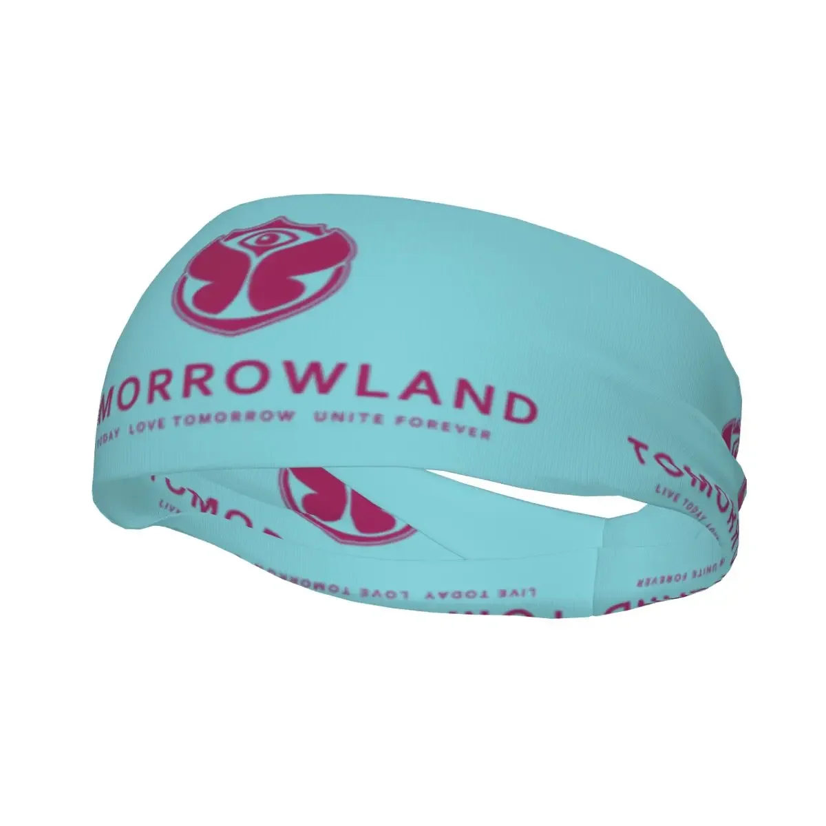 

Custom Sport Headband for Women Elastic Moisture Wicking Belgian Electronic Dance Music Festival Training Sweatband