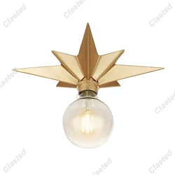 Creative Ceiling Light E27 Star Dual Color Optional Living Room Kitchen Corridor Light Dining Room LED Lighting Fixtures