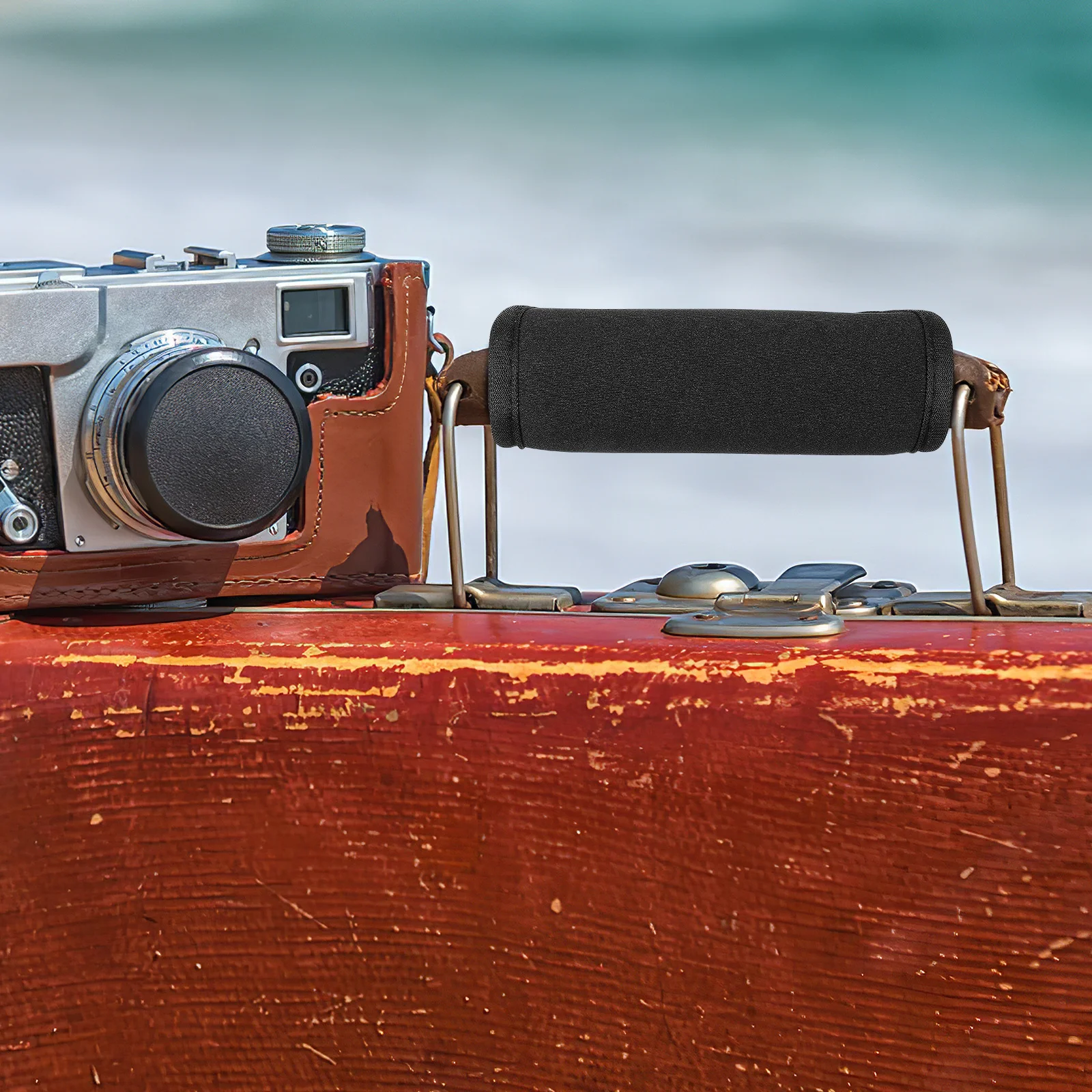 

Luggage Handle Wrap Neoprene Suitcase Grip Cover For Heavy Bag Trolley Handle Protector Travel Accessory Teaching Equipment