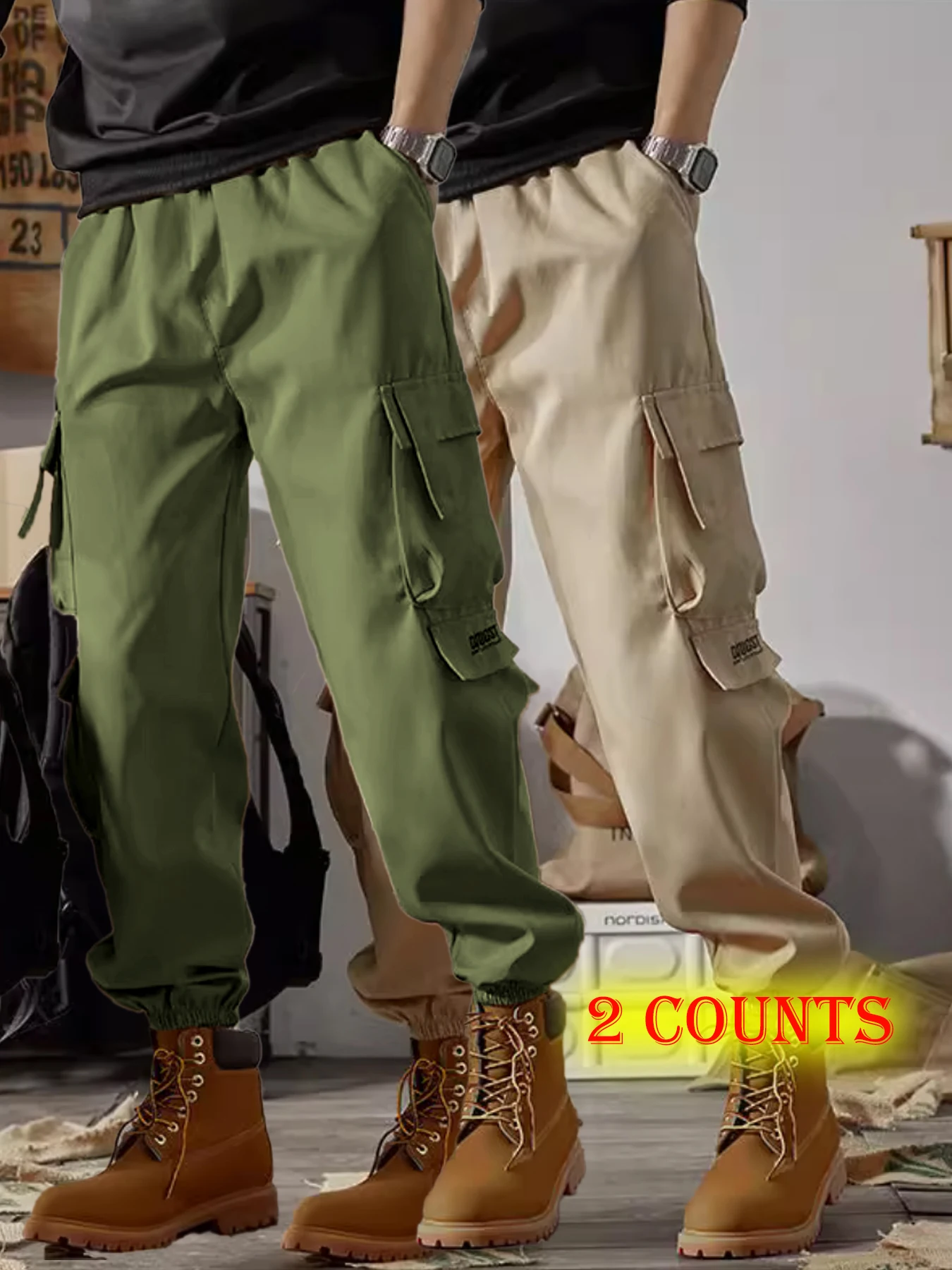 

Мужские рабочие брюки, мужские летние тонкие брюки, японские молодежные брюки, большие карманы, мужские повседневные брюки, повседневные брюки