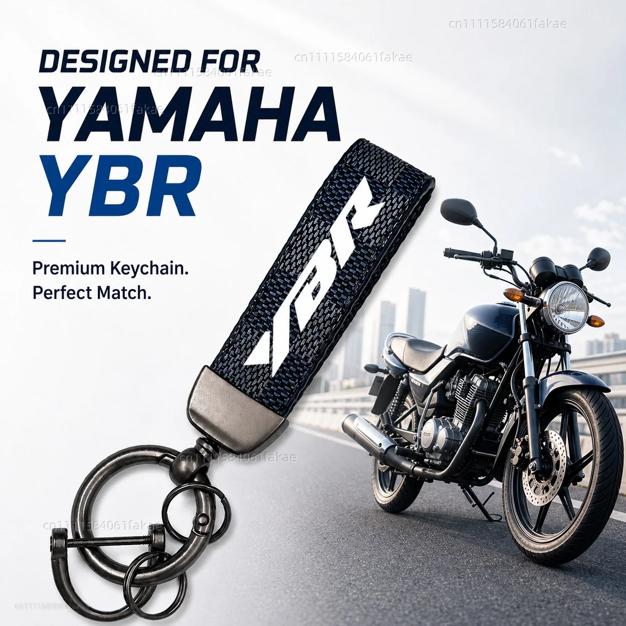 For Yamaha YBR125 YBR150 YBR250 YBR 125 150 250 Motorcycle Keychain Custom Logo Gift for Rider Men Women