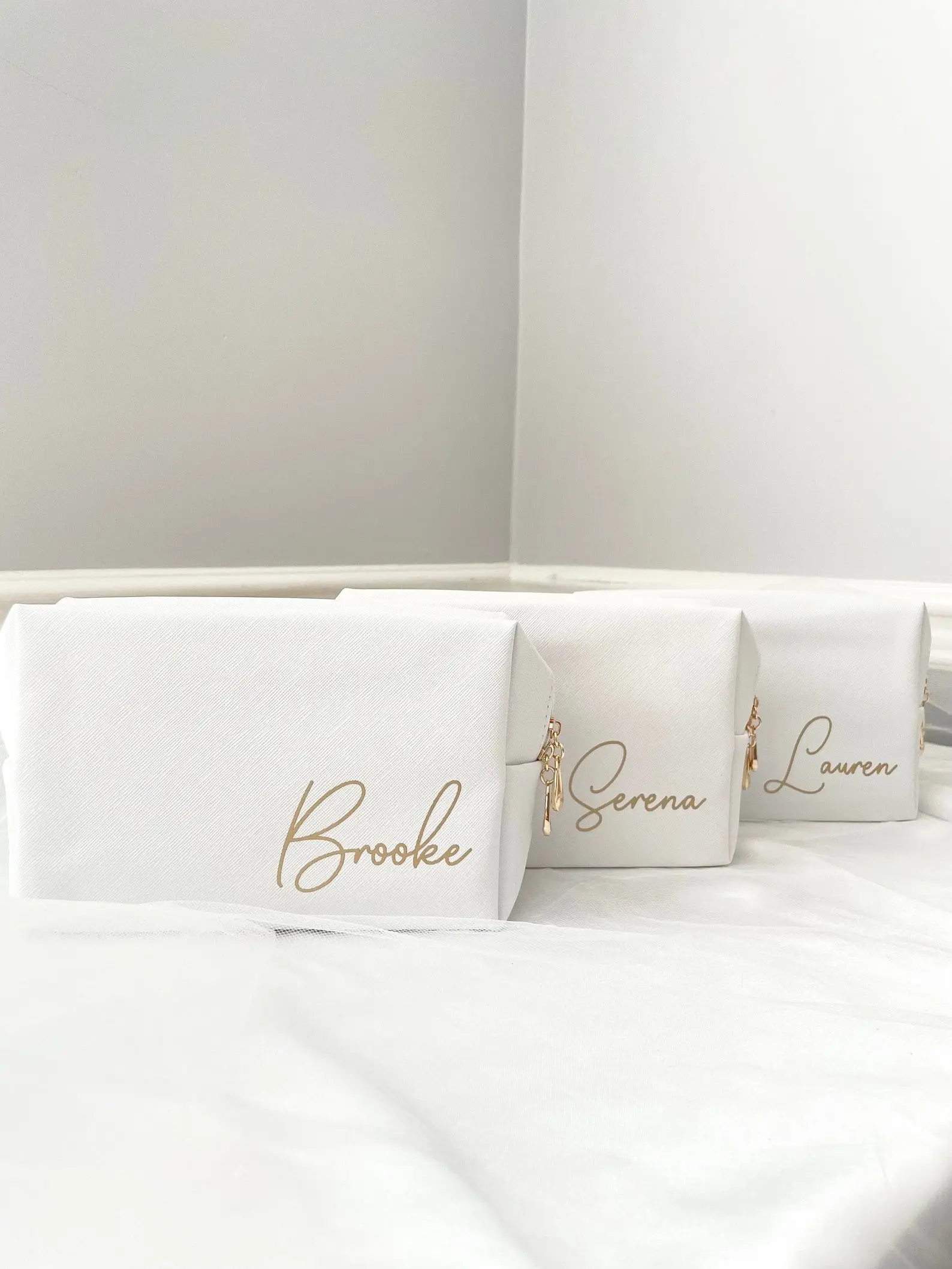 Personalized Toiletry Makeup Bag Bridesmaid Gifts Water Proof Travel Essentials Customize Cosmetic Bag Bridesmaid Proposal Gift