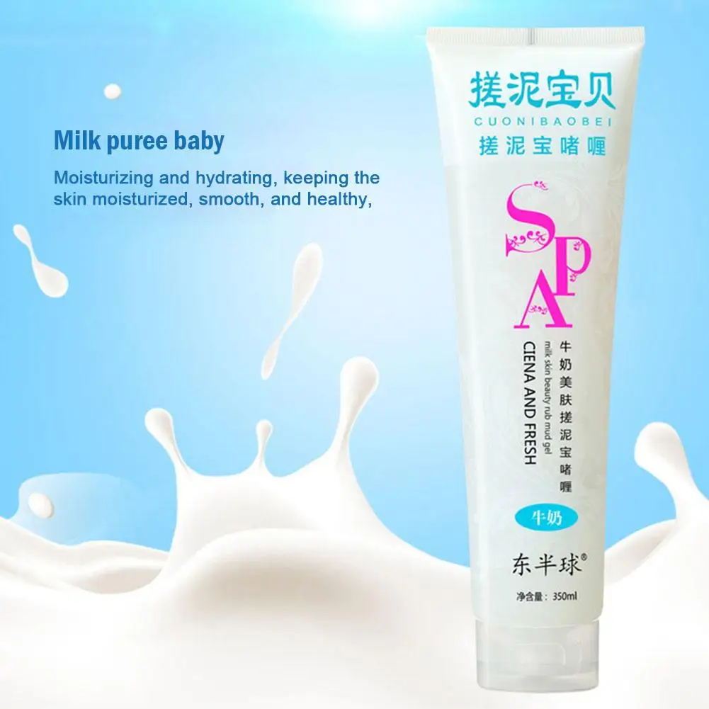 350ml Exfoliating Gel Deep Cleansing Exfoliant Gentle Face Exfoliator Rub Exfoliants Facial Scrub Mud Exfoliation Body Body G7E8