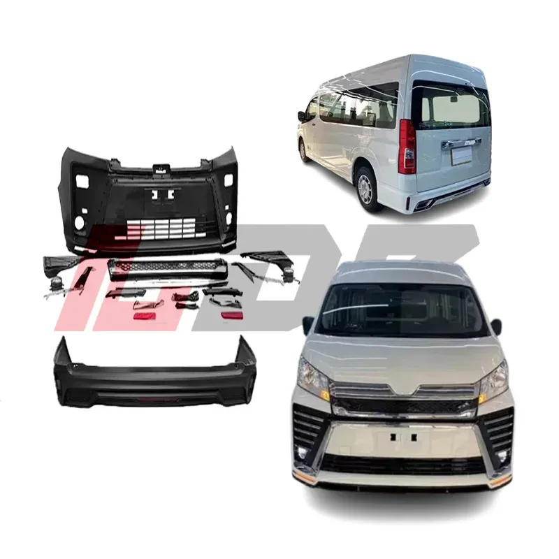 

Top Modification for 2018+ Hiace Facelift to VF Modell Style Bodykit High Quality Front Rear Bumper Di Price
