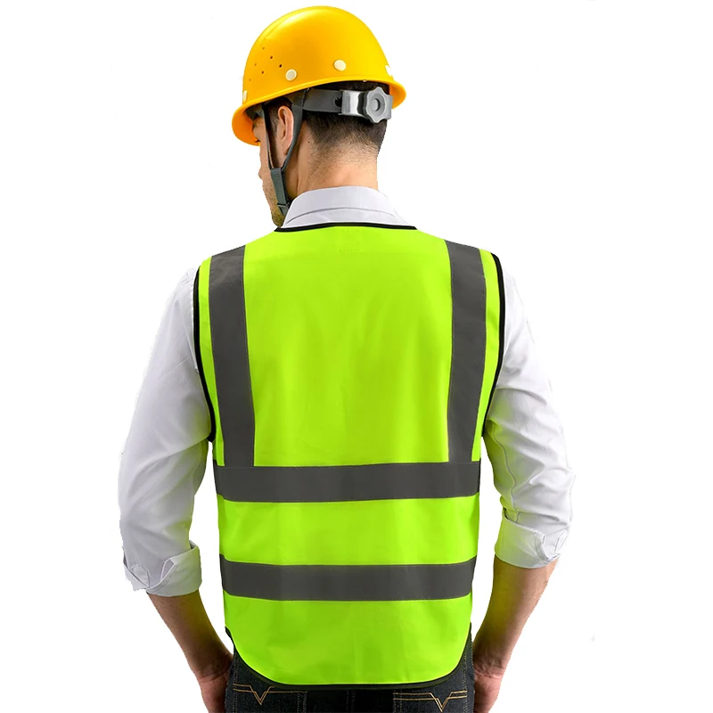 Reflective Vest Running Riding Jogging Safety Vest with Pocket Hi Vis Cycling Vest Hi Viz Vest Motorcycle