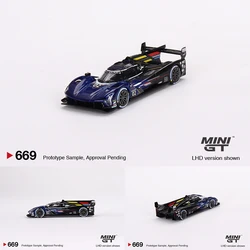 MINIGT 669 In Stock 1:64 V- Series #02 Daytona 24h Diecast Diorama Car Model Toys