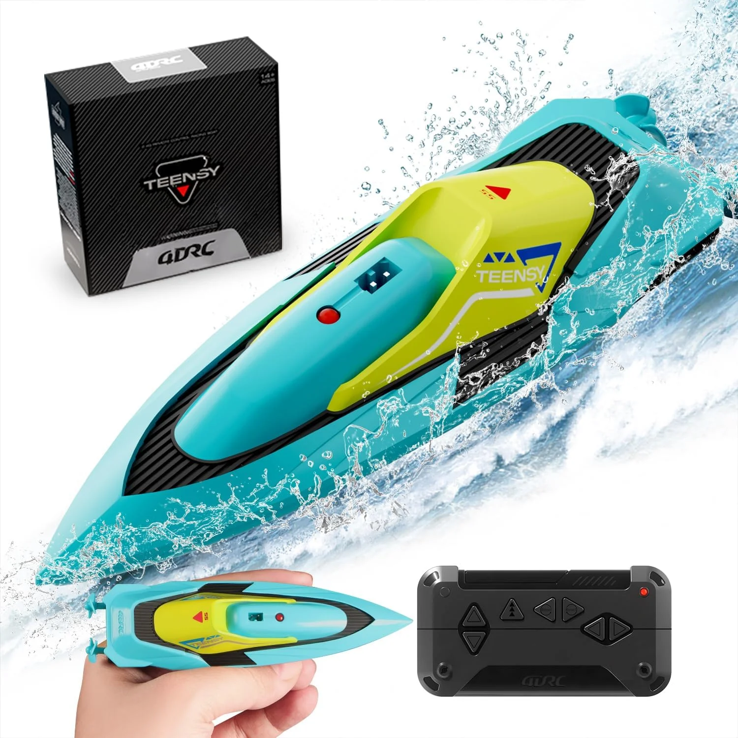 

S5 2.4G RC Лодка Водонепроницаемая двухмоторная высокоскоростная гоночная модель скоростного катера Электрическое радиоуправление Открытая лодка Летний водный бассейн для