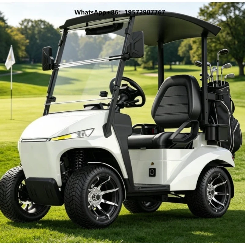 Minimalist Style Golf Course Service Cart Customizable Multi-purpose Golf Buggy Smart Steering Utility Cart for Golf Course