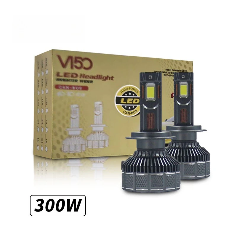 

2025 Супер яркие автомобильные светодиодные фонари H4 300 Вт 125800LM 24-жильные лазерные фары 8 медных трубок Hi Lo Beam Модернизированные автомобильные аксессуары