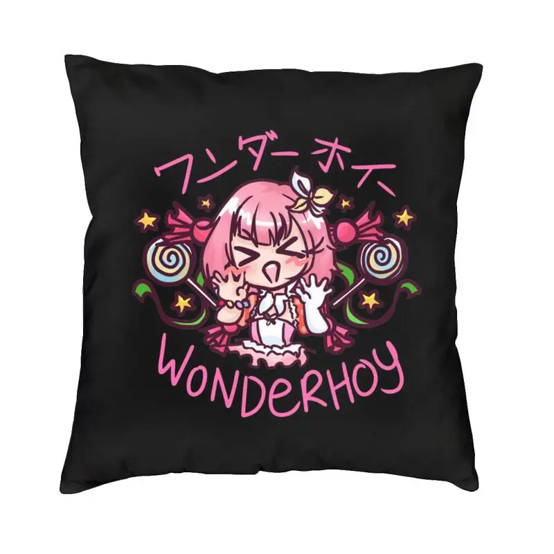 Cool Anime Animation Otori Emu Wonderhoy Square Throw Pillow Case Home Decorative 3D Two Side Printing Cushion Cover Living Room
