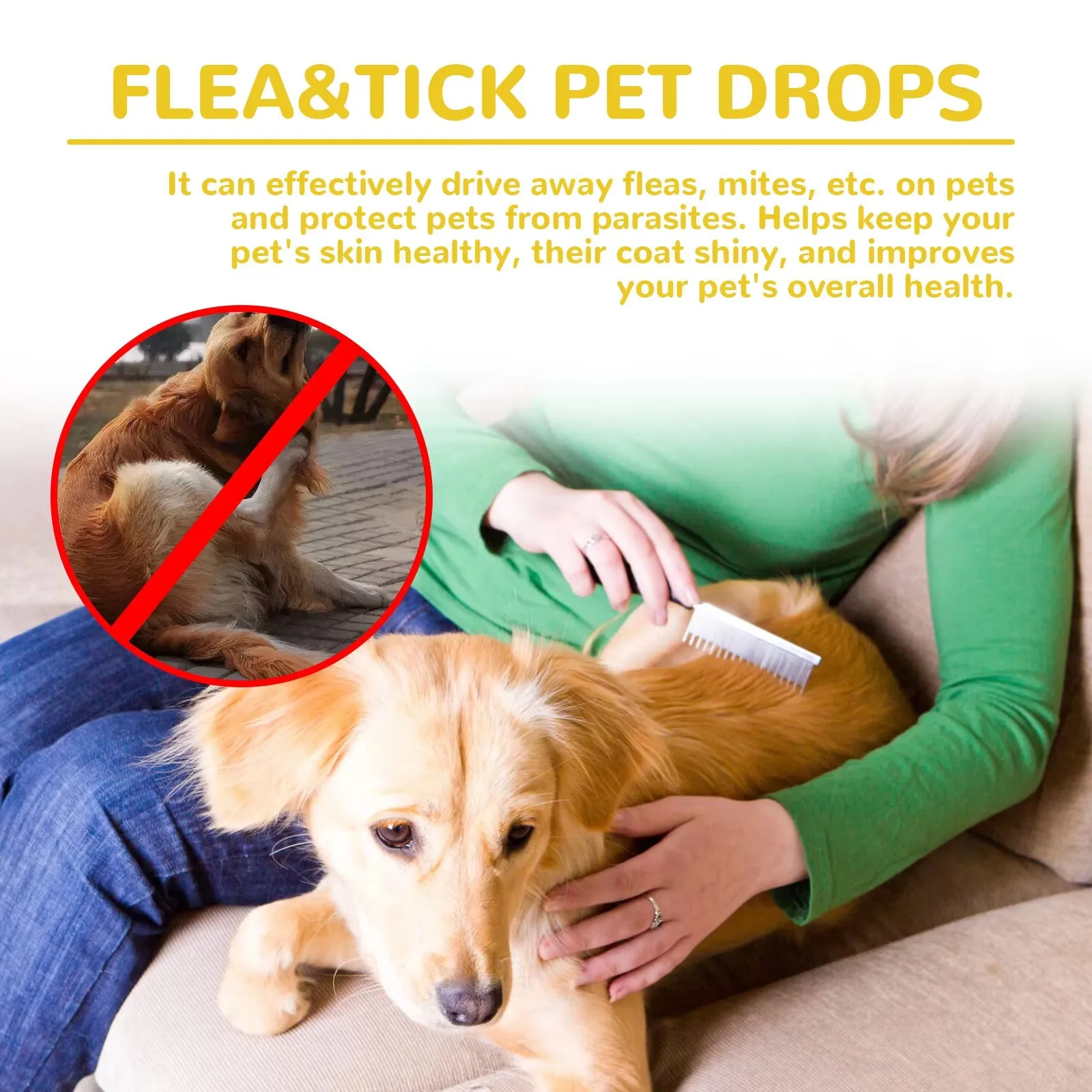 Cat Anti Flea Drop Flea Lice Killer Mite Insect Treatment Repel Parasite Relieve Itching Anti Tick Protection Pet Flea Repellent