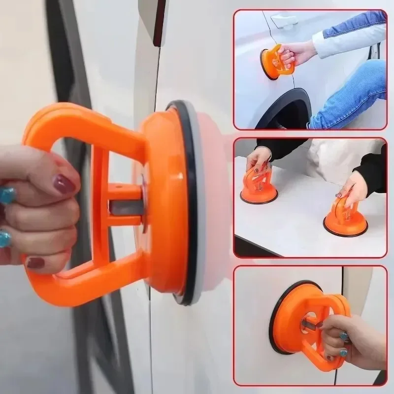 Car Suction Cup Dent Repair Artifacts Black Orange Color Universal Heavy Duty Suction Cups Car Body Paint Dent Repair Tools
