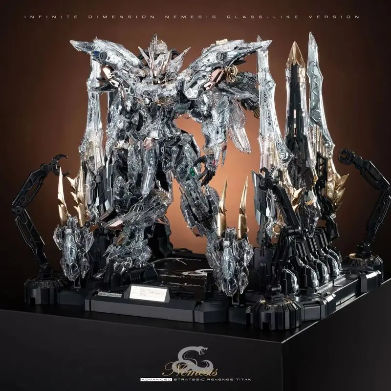 In Stock NEMESIS Infinite Dimension RT-002 MG 1/100 Strategic Revenge Titan Mechanical Transparency Edition Assembly Model