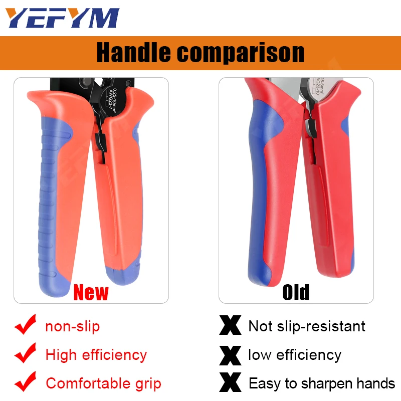 Crimping Pliers Ferrule Sleeves Tubular Terminal Tools HSC8 6-4A/6-6A/16-6 Wire Crimper Household Electrical Sets