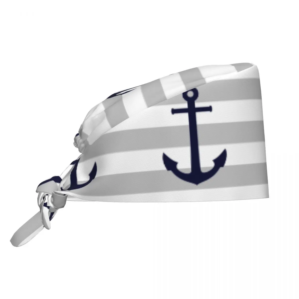 北欧幾何学模様の航海用アンカー、外科医、手術用キャップ、海洋、海軍、医療サービス、看護、作業用帽子、スクラブハット