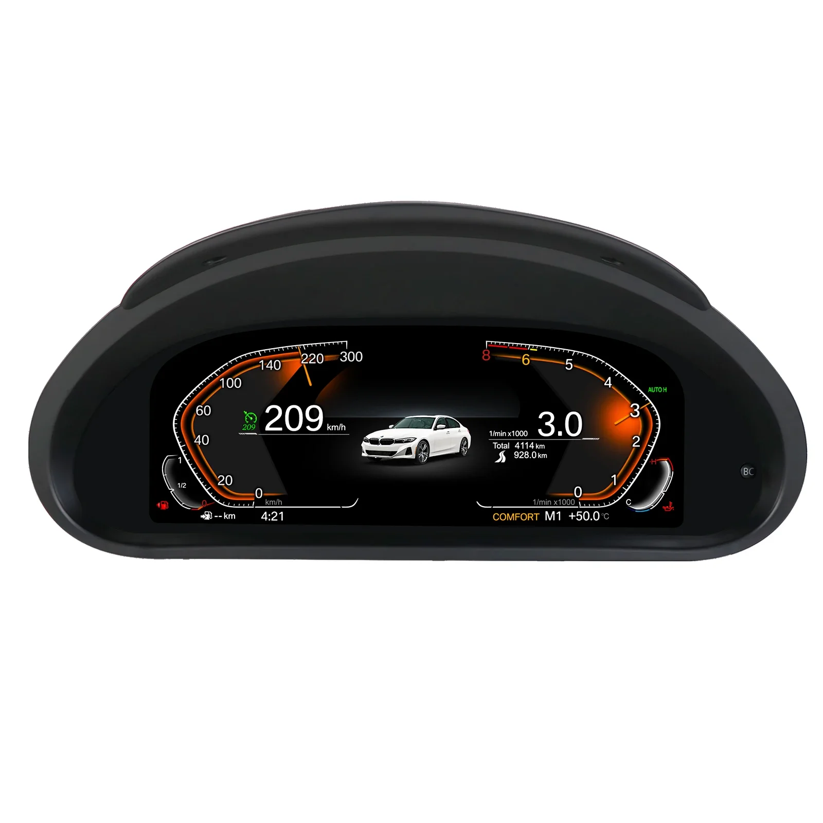 Hizpo 10.25 inch Auto Lcd Dashboard Panel Instrument For BMW 3 Series E46 1999 - 2004 Digitale Cluster Display Snelheidsmeter
