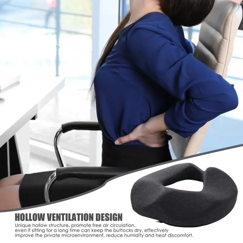 

Desk Chair Cushion For Long Sitting Comfortable Ergonomic ChairPad Desk Chair Slow Rebound Cushion Breathable Butt Pad For Chair