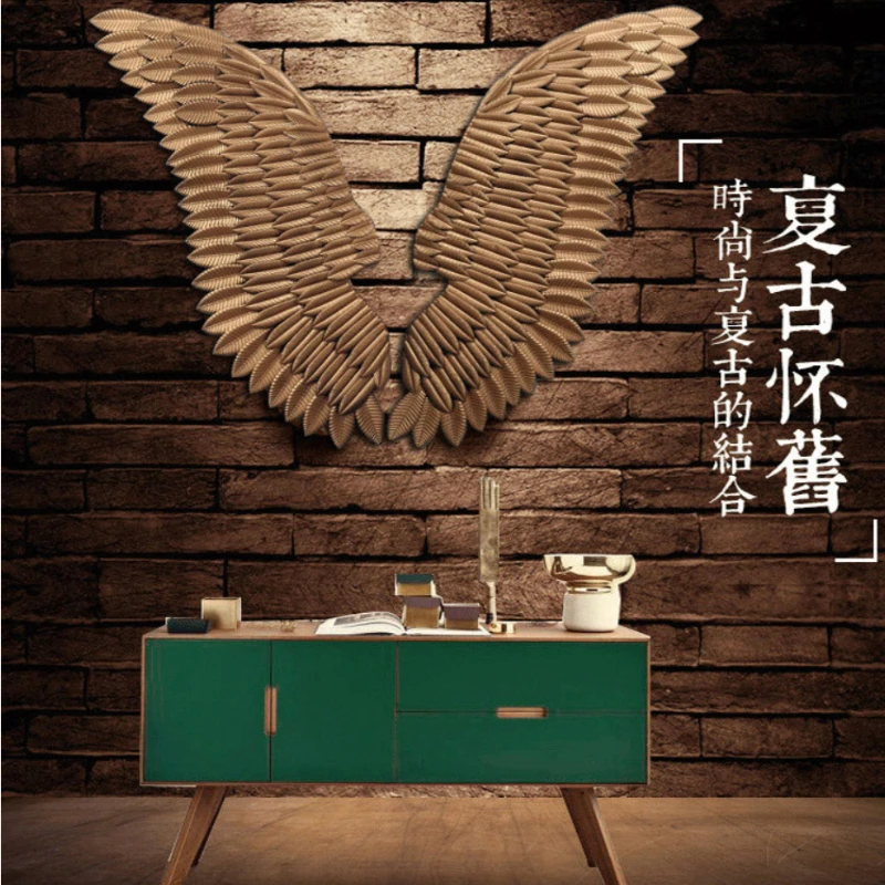 

Retro Decoration, Industrial Style, Iron Art, Wings, Bar, Wall Decorations, Photography, Background, Wall Props Wall Accents