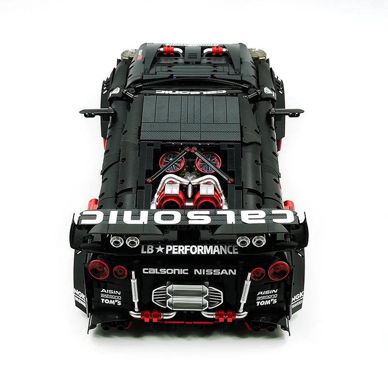 

Высококачественный GULY 10630 MOC, роскошный технический черный спортивный автомобиль, GTR, строительные блоки, кирпичи, модель, игрушки «сделай сам», подарки на день рождения для мальчиков, дети