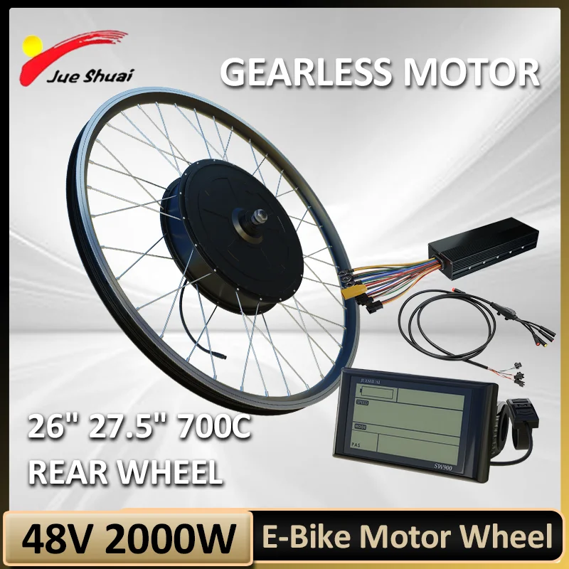 48V 2000W Electric Bike Motor Wheel 26