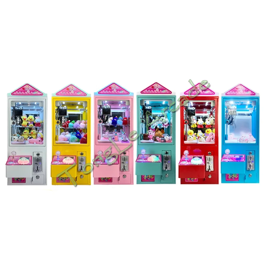 Mini Toy Claw Crane Machine for Carnival, Arcade Grabber, Coin Operated, KTV, Cinema, 110V, 220V