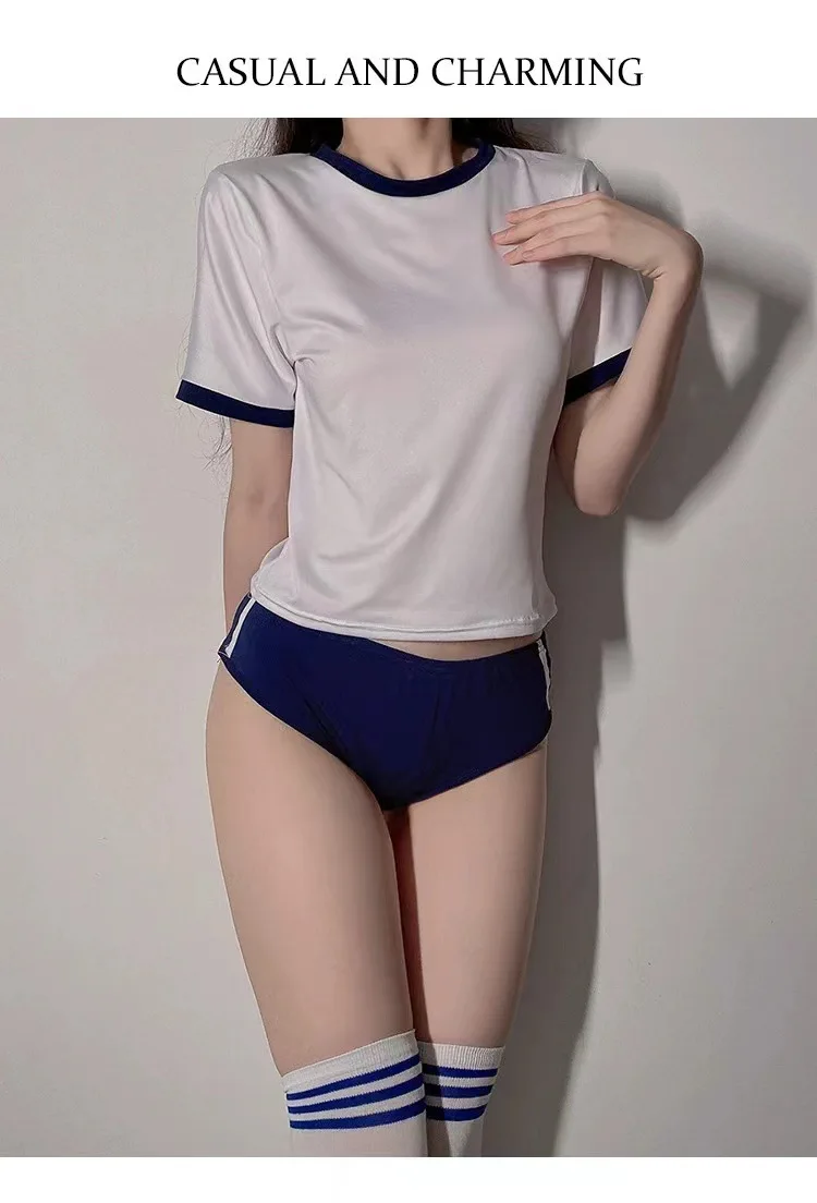 Disfraces de Cosplay, Uniforme Escolar, Ropa de Juego de Roles, Conjunto de Falda Mini y Blusa Ajustada para Mujer, Esti