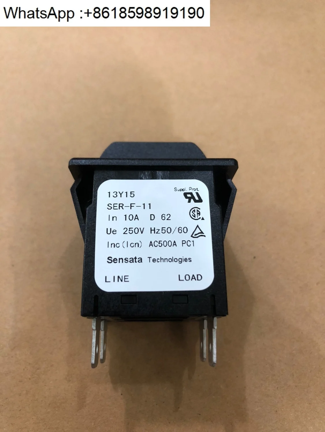 

SER-F-11 Автоматический выключатель воздушный выключатель 10А/250В