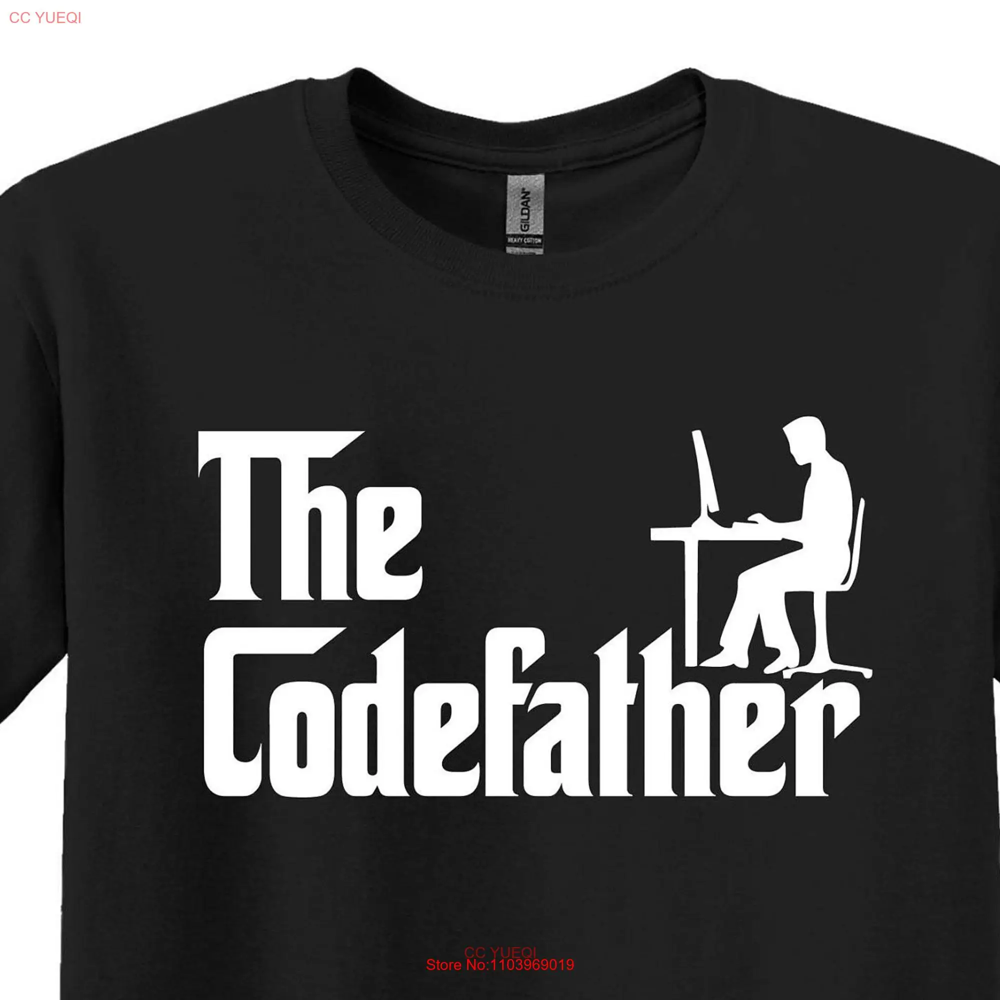 Программирующая футболка Codefather, программирующая футболка Coder, программирующая футболка с длинными или короткими рукавами