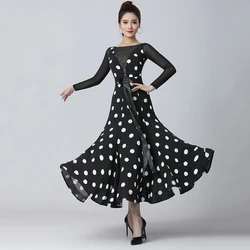 Elegant Ballroom Dance Dress For Women National Standard Waltz Dancing Clothes Big Swing Tango Modern Performance Stage Costume