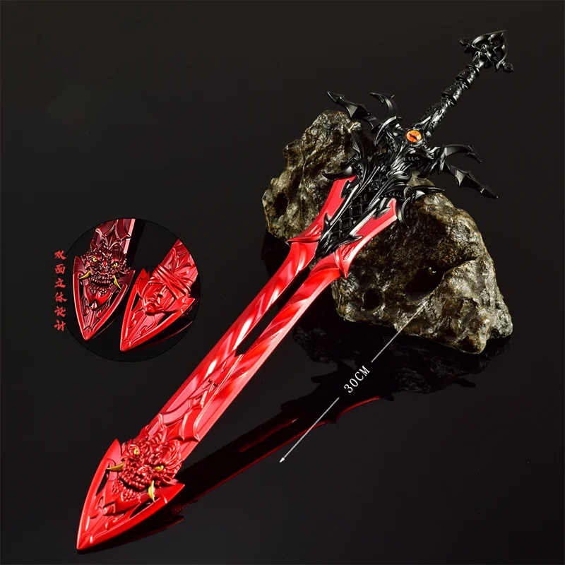 ดาบอสูร ดาบเจ็ดดาบฆ่า อาสุระ ของสะสม ของตกแต่ง โมเดลดาบ ของเล่นดาบ ขนาด 30 ซม. ดูรา คอนติเนนท์ อนิเมะ