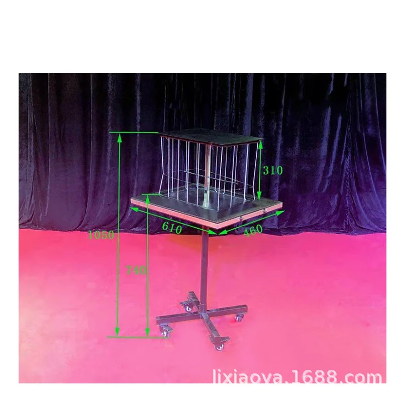 Vanishing Dove Cage Bird Cage Disappearing Table Magic Tricks Professional Magician Stage Gimmick Illusions Props Comedy Magica