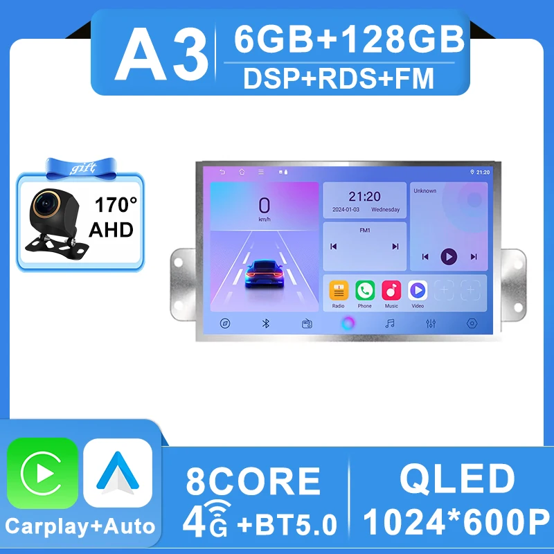 Android 16 Carplay Video Voor Citroen C5 X7 III Autoradio GPS Navigatie Stereo 4G Wifi Auto Monitor DVD Bluetooth Geen 2din DSP 2k