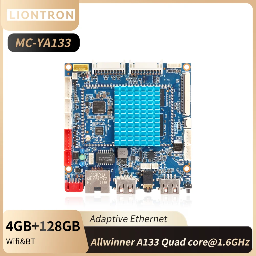 

Liontron Allwinner A133 Single Board Computer Quad-core SBC Computer Motherboard Android Development Mainrboard