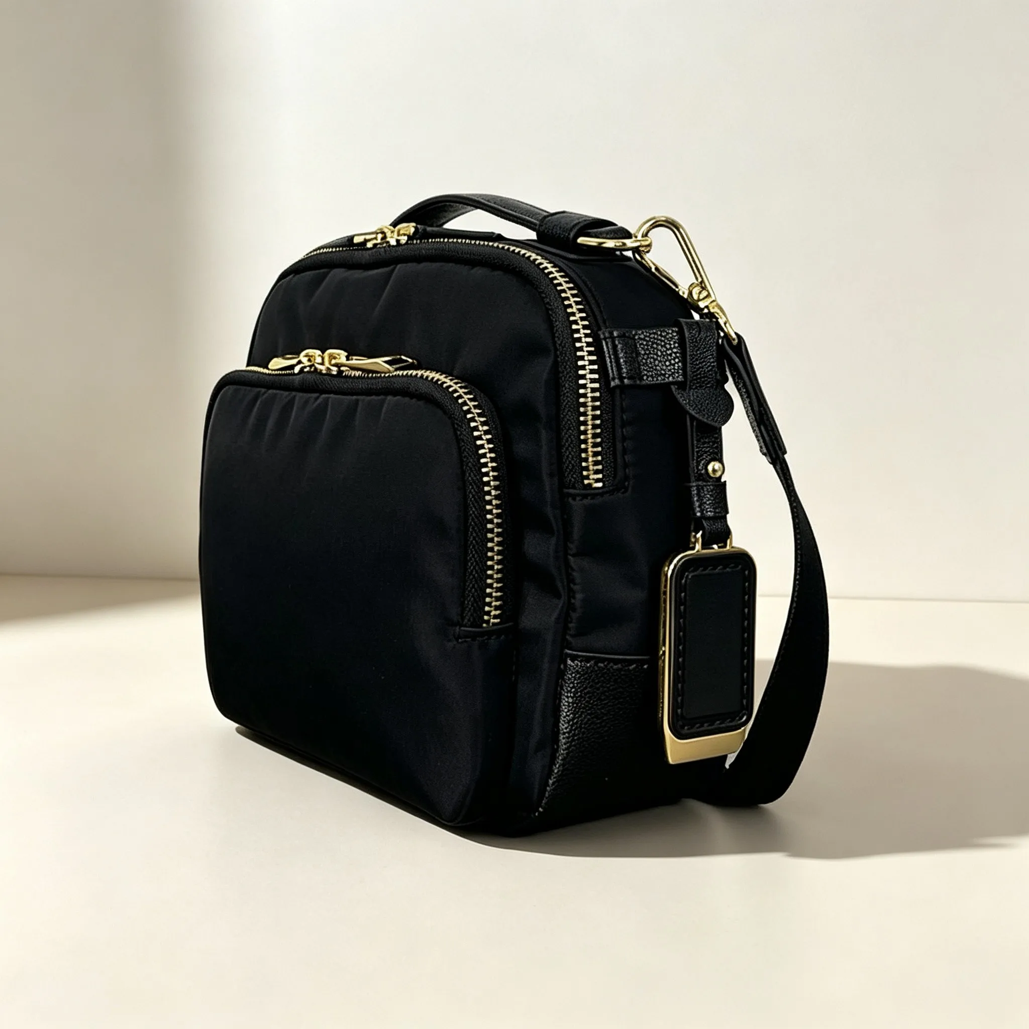 Women’s Water Resistant Small Crossbody Bag, Minimalist Single Shoulder Purse for Business & Casual Daily Use