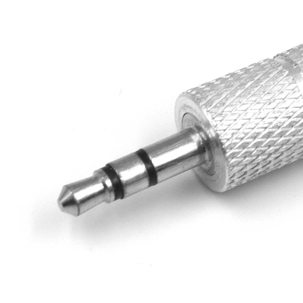 Metal 3 5mm Male to Male Stereo Audio Adapter Connector for Car Audio Headphones PC MP3 Player AUX Cable Connection